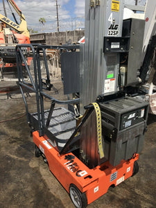 JLG 12SP 12' Electric Mast Lift Personnel Man Aerial Stock Picker